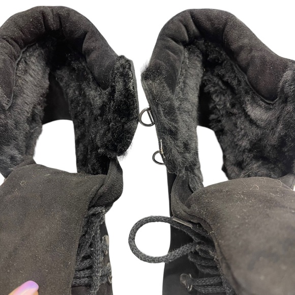 Manolo Blahnik Oklamod Black High Heel Boots Size 38 - Picture 7 of 9